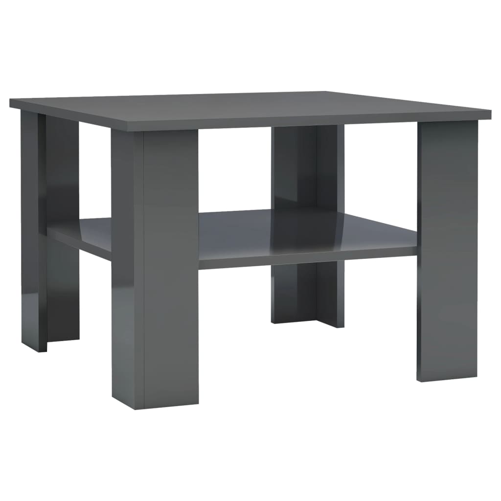 vidaXL Coffee Table End Table Side Sofa Table with Storage Engineered Wood-4