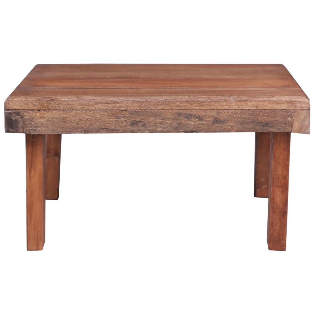 vidaXL Coffee Table Accent Side Table for Living Room Solid Reclaimed Wood-18