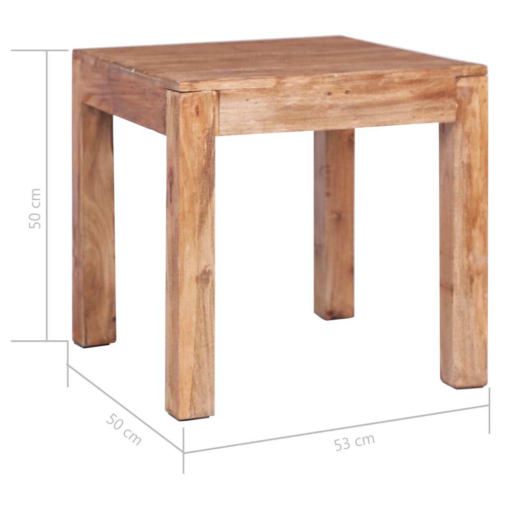 vidaXL Coffee Table Accent Side Table for Living Room Solid Reclaimed Wood-4