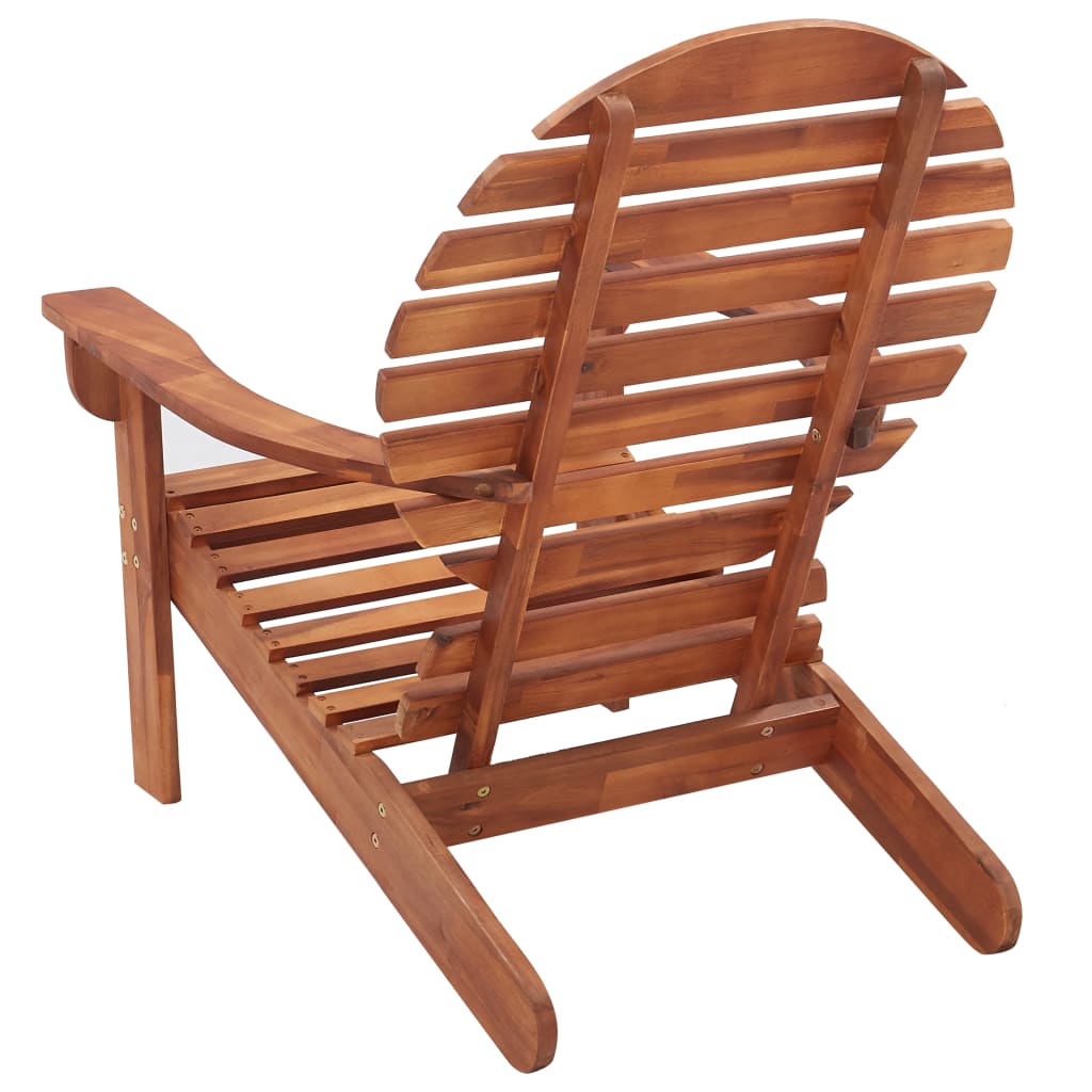 vidaXL Folding Adirondack Chair Lawn Chair for Outdoor Porch Solid Wood Acacia-7