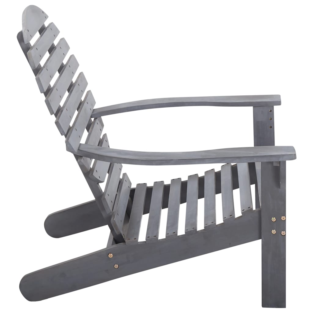 vidaXL Folding Adirondack Chair Lawn Chair for Outdoor Porch Solid Wood Acacia-8
