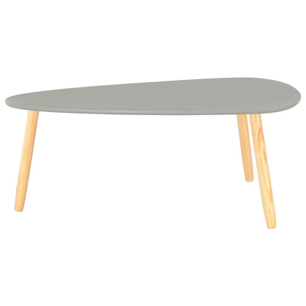 vidaXL Coffee Table Set 2 Piece End Table Side Sofa Table Solid Wood Pine-1