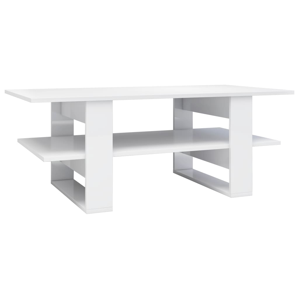 vidaXL Coffee Table End Table Side Sofa Table with Storage Engineered Wood-41