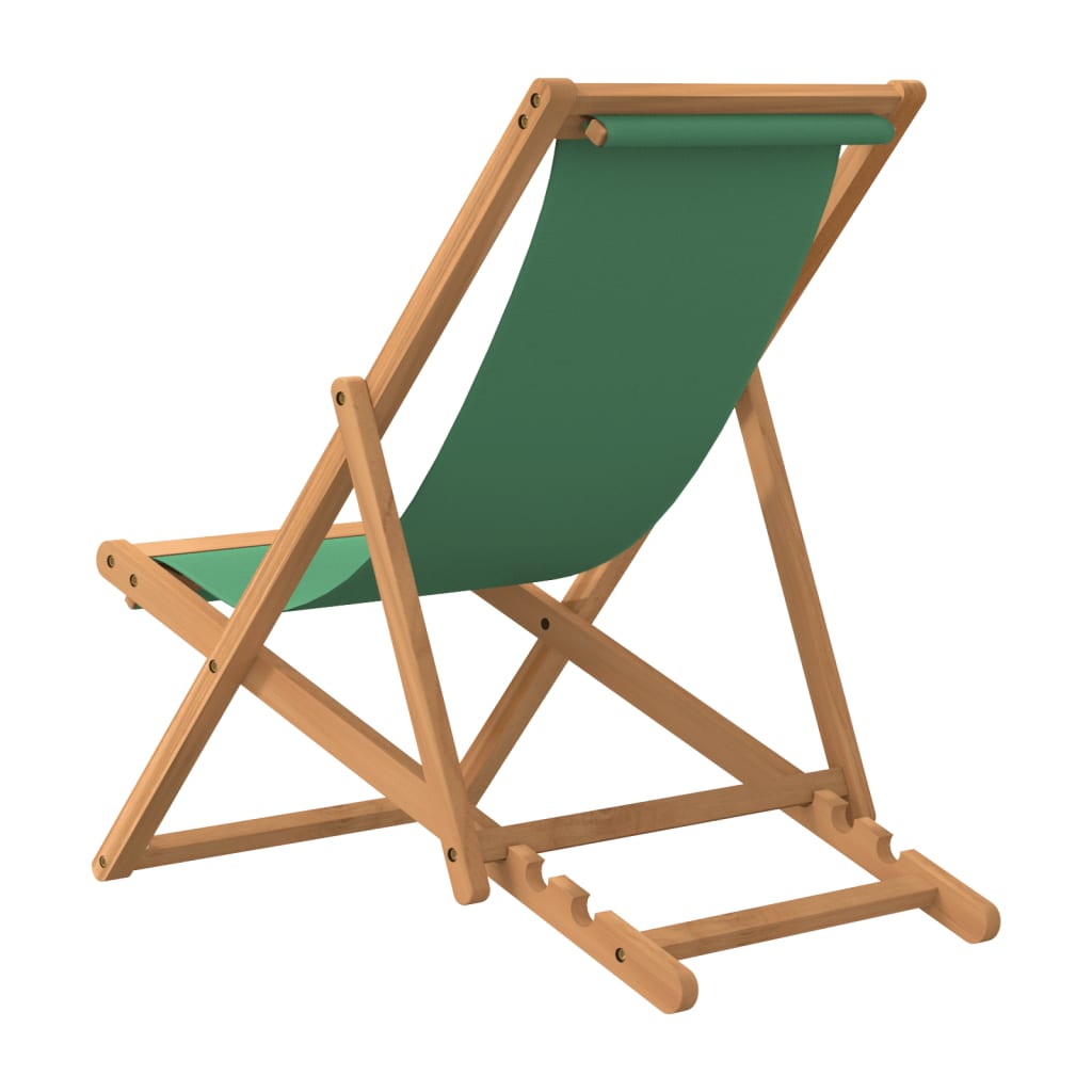 vidaXL Deck Chair Teak 22.1"x41.3"x37.8" Blue-29