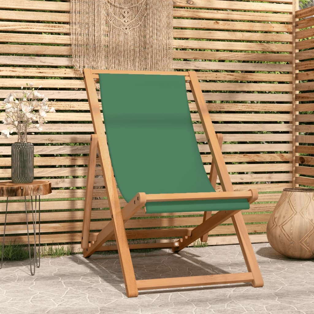 vidaXL Deck Chair Teak 22.1"x41.3"x37.8" Blue-8