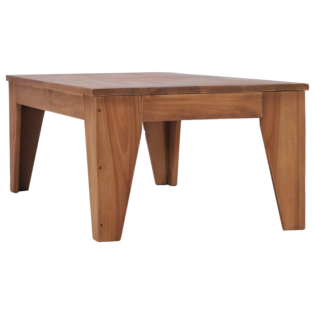 vidaXL Coffee Table 47.2"x23.6"x15.7" Solid Teak Wood-2