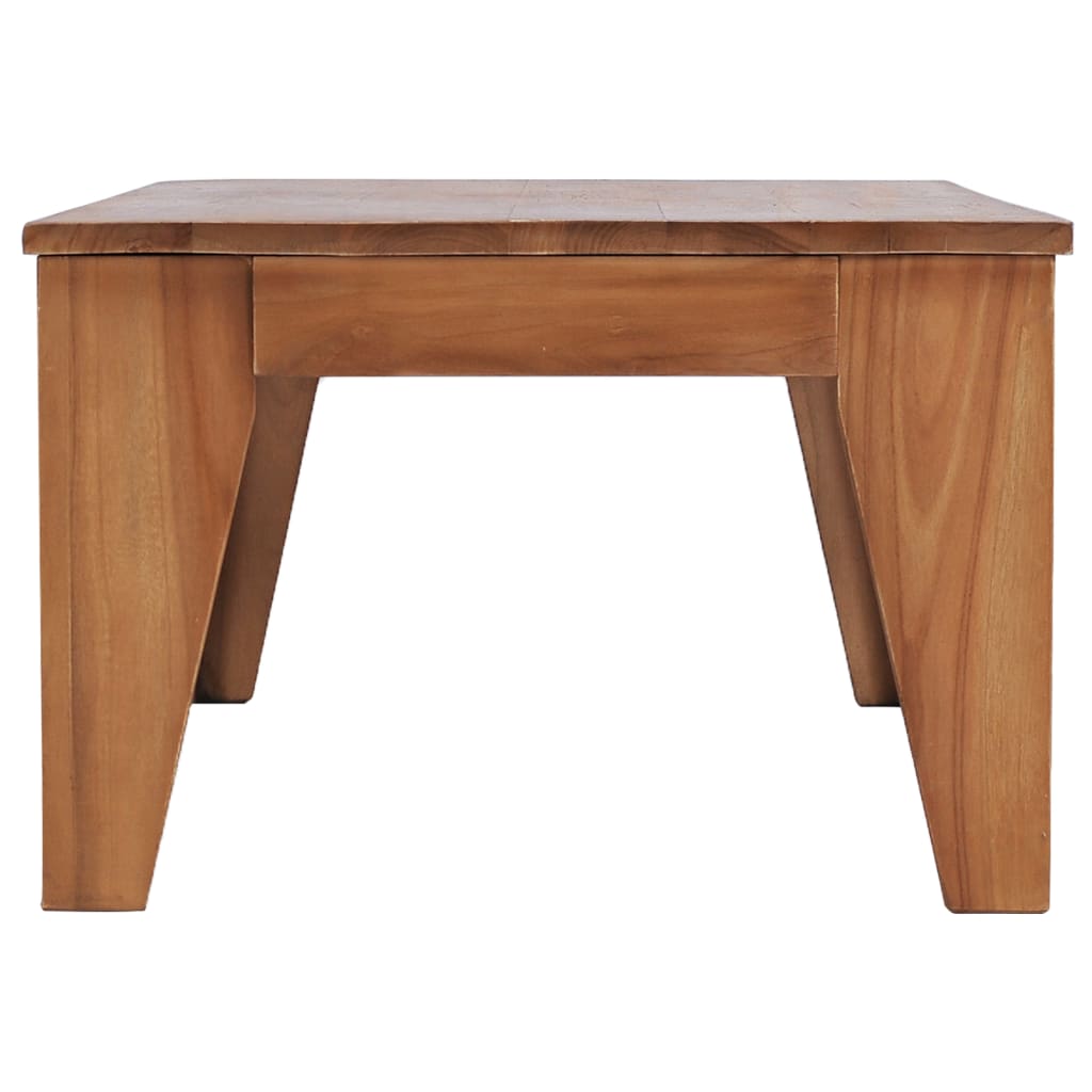 vidaXL Coffee Table 47.2"x23.6"x15.7" Solid Teak Wood-3