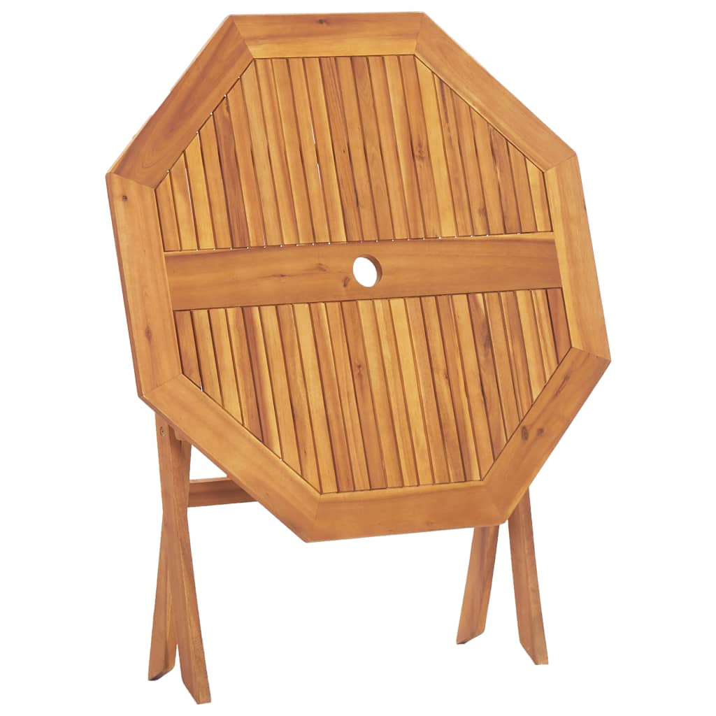 vidaXL Folding Patio Table 35.4"x29.5" Solid Wood Acacia-3