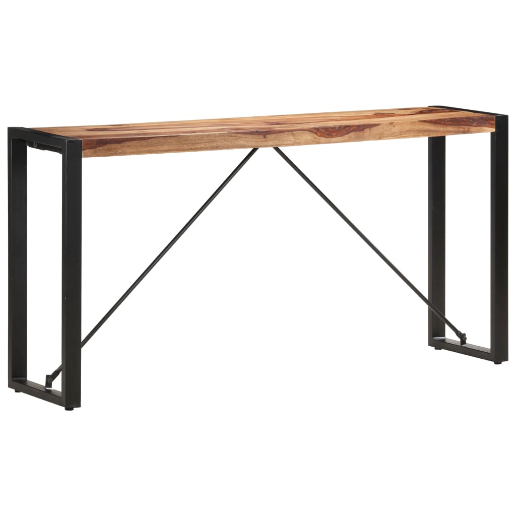 vidaXL Console Table Entryway Table Narrow Hall Side Table Solid Wood Mango-12