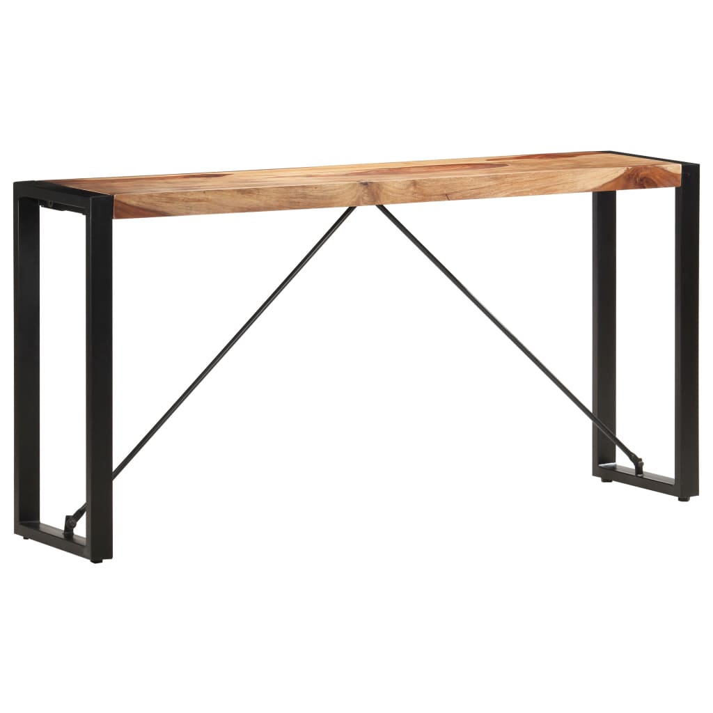 vidaXL Console Table Entryway Table Narrow Hall Side Table Solid Wood Mango-14