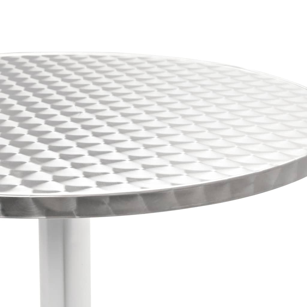vidaXL Bistro Table Outdoor Side Table Garden Porch Deck Furniture Aluminum-6