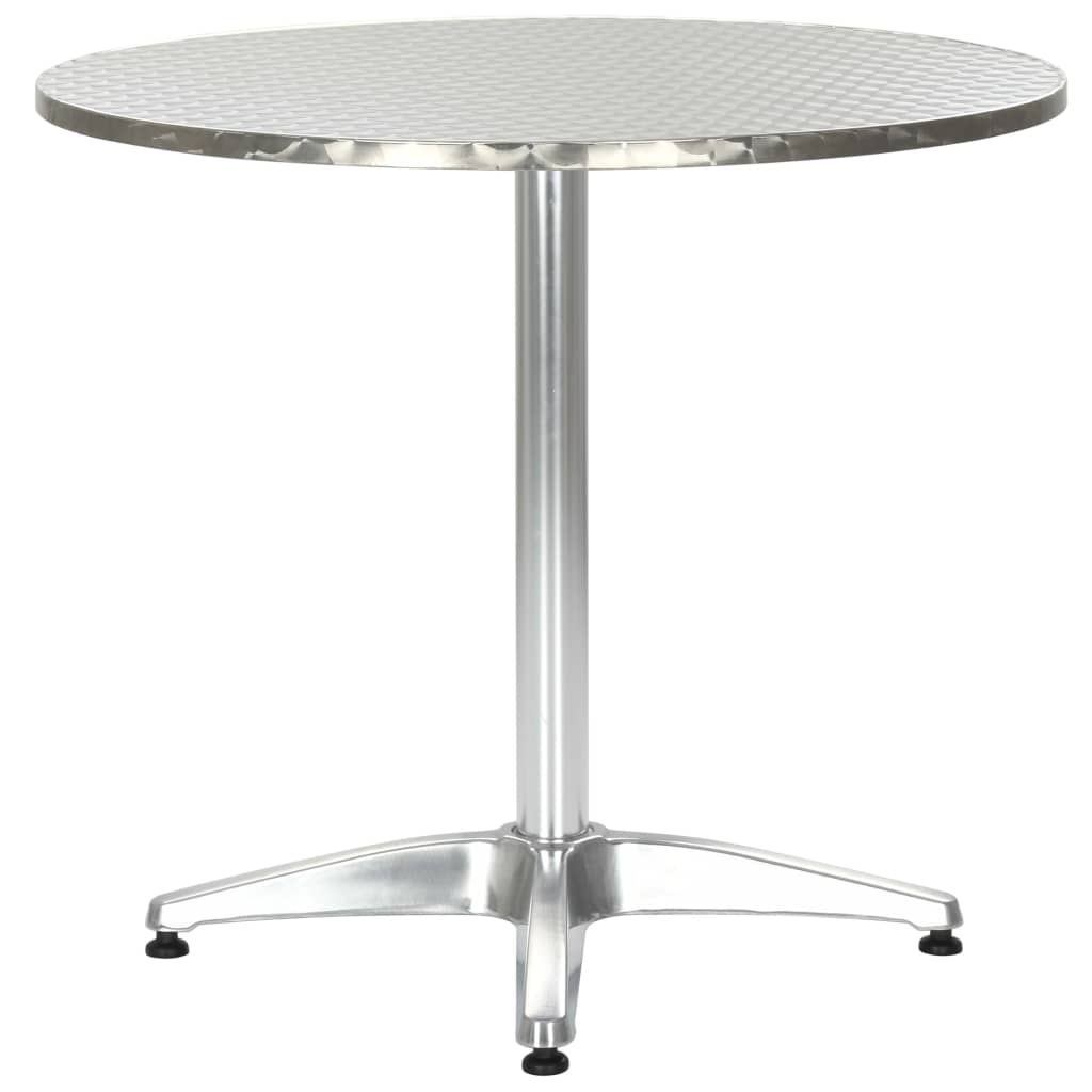 vidaXL Bistro Table Outdoor Side Table Garden Porch Deck Furniture Aluminum-15