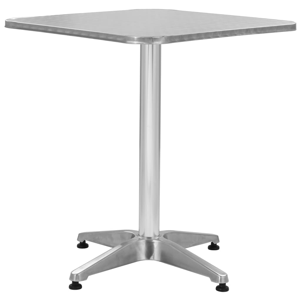 vidaXL Bistro Table Outdoor Side Table Garden Porch Deck Furniture Aluminum-21