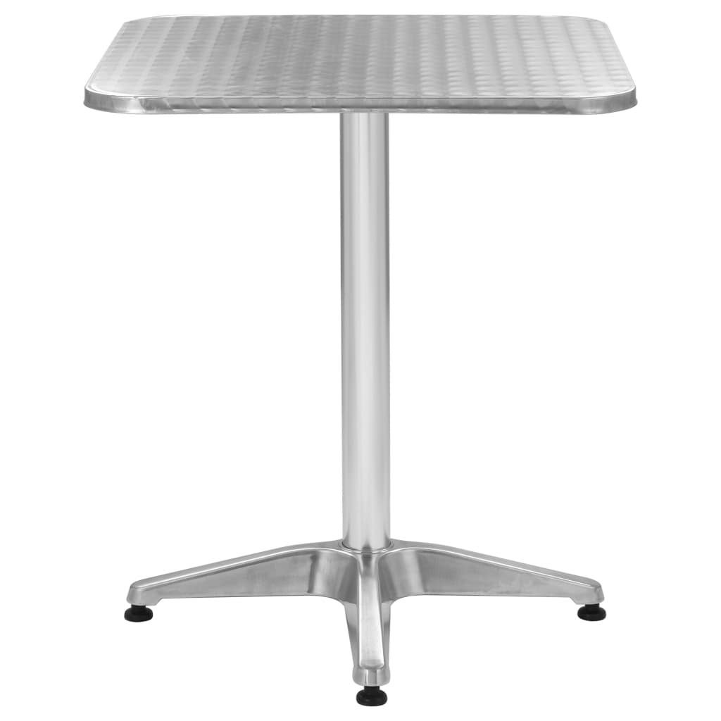 vidaXL Bistro Table Outdoor Side Table Garden Porch Deck Furniture Aluminum-24