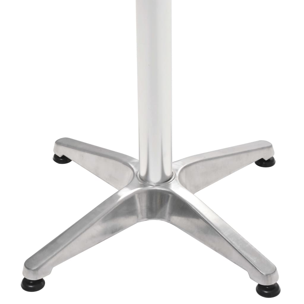 vidaXL Bistro Table Outdoor Side Table Garden Porch Deck Furniture Aluminum-27