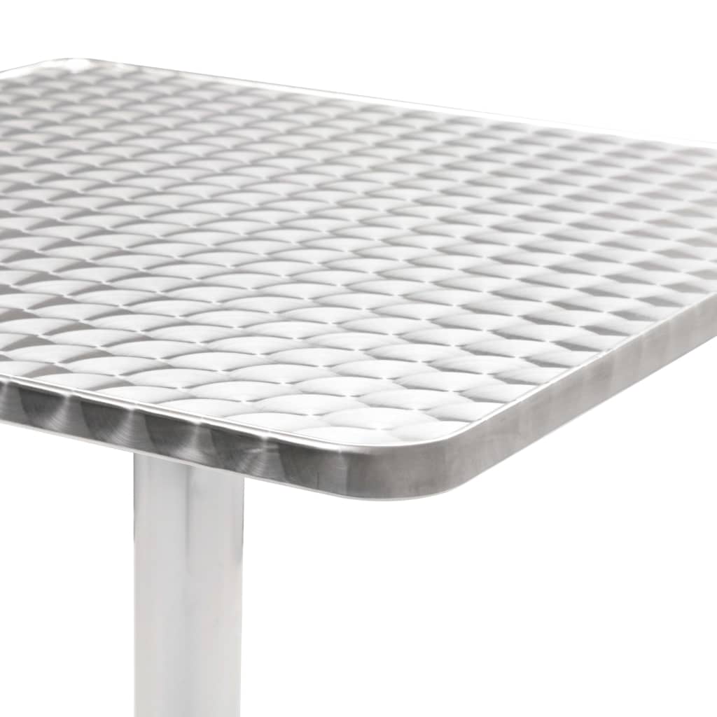 vidaXL Bistro Table Outdoor Side Table Garden Porch Deck Furniture Aluminum-23