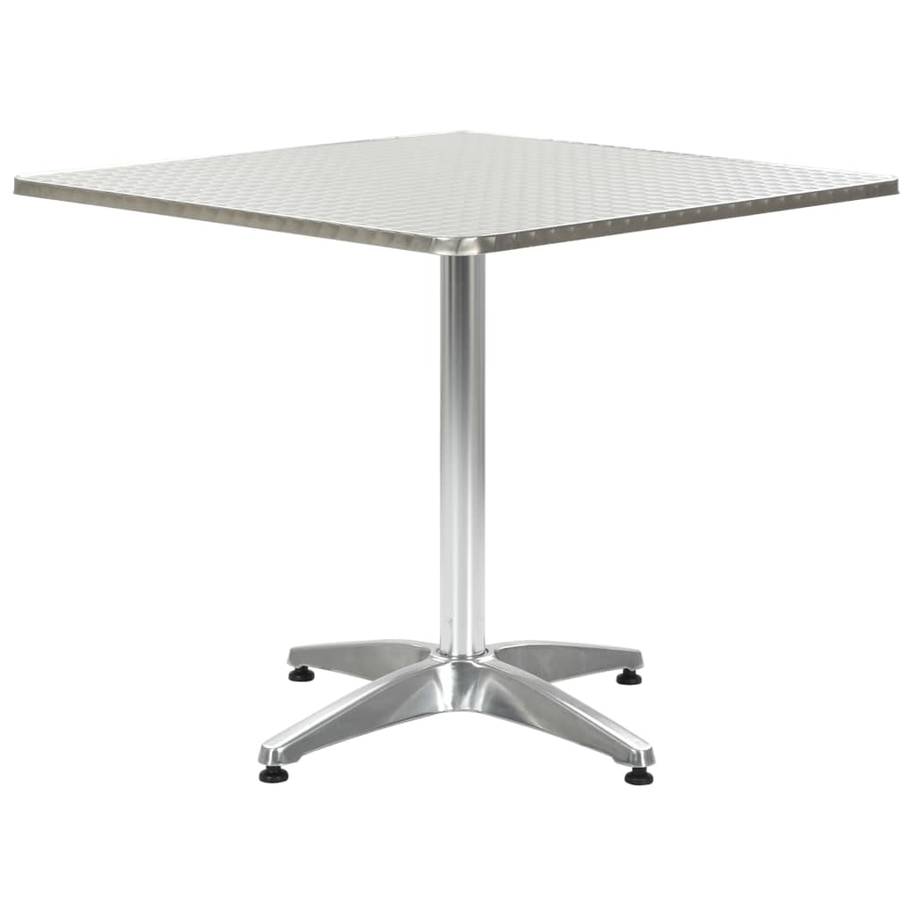 vidaXL Bistro Table Outdoor Side Table Garden Porch Deck Furniture Aluminum-30