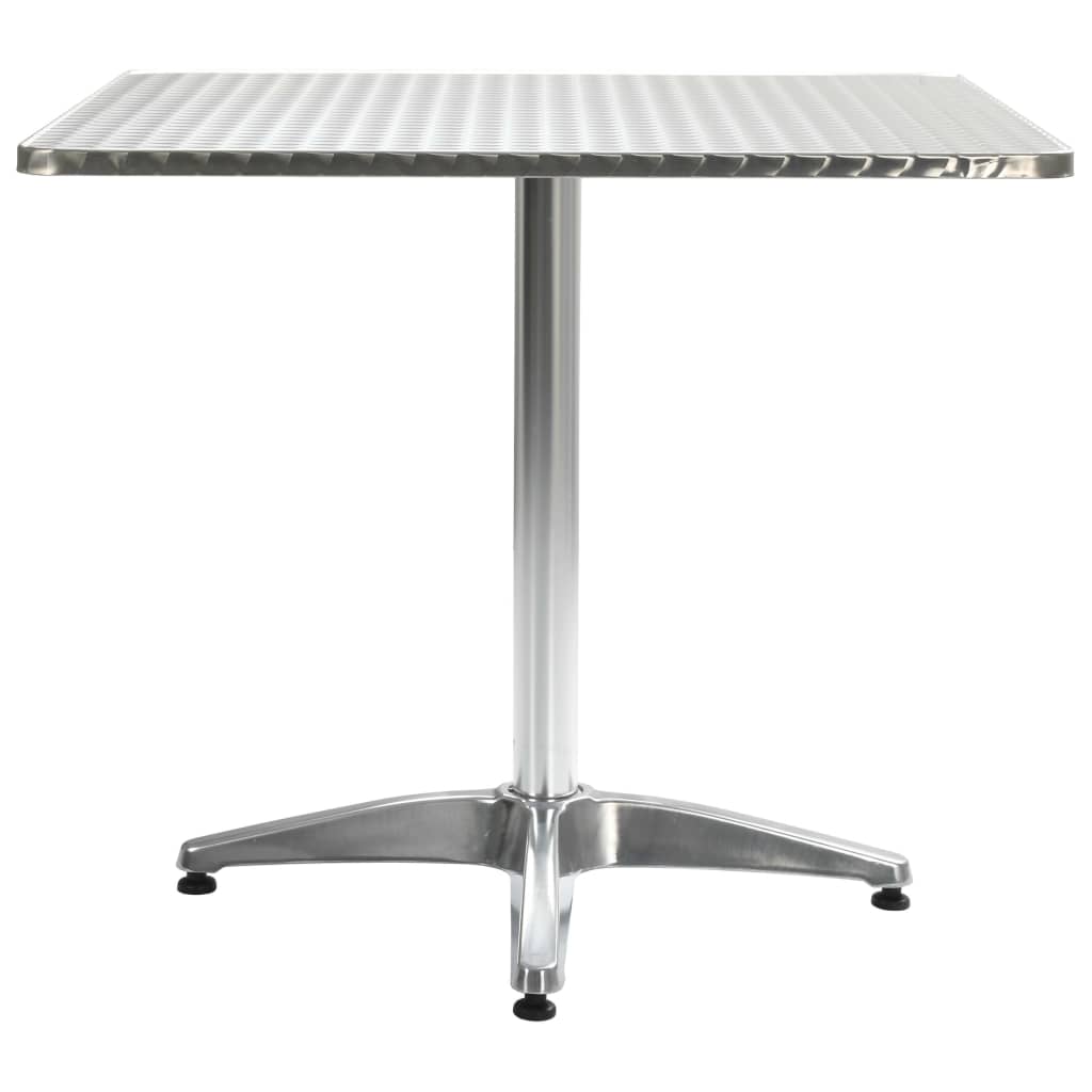 vidaXL Bistro Table Outdoor Side Table Garden Porch Deck Furniture Aluminum-2