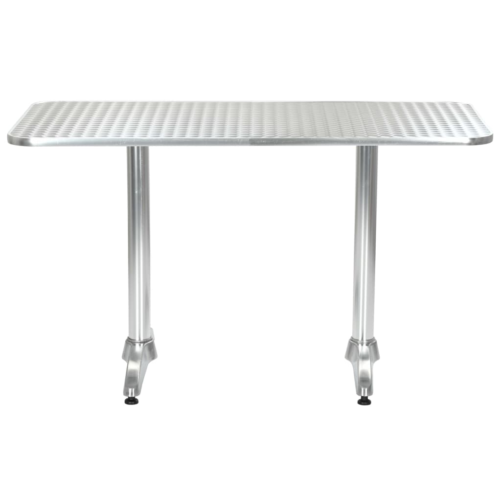 vidaXL Bistro Table Outdoor Side Table Garden Porch Deck Furniture Aluminum-11