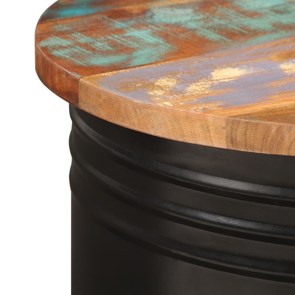 vidaXL Coffee Table 16.9"x21.7" Solid Reclaimed Wood-1