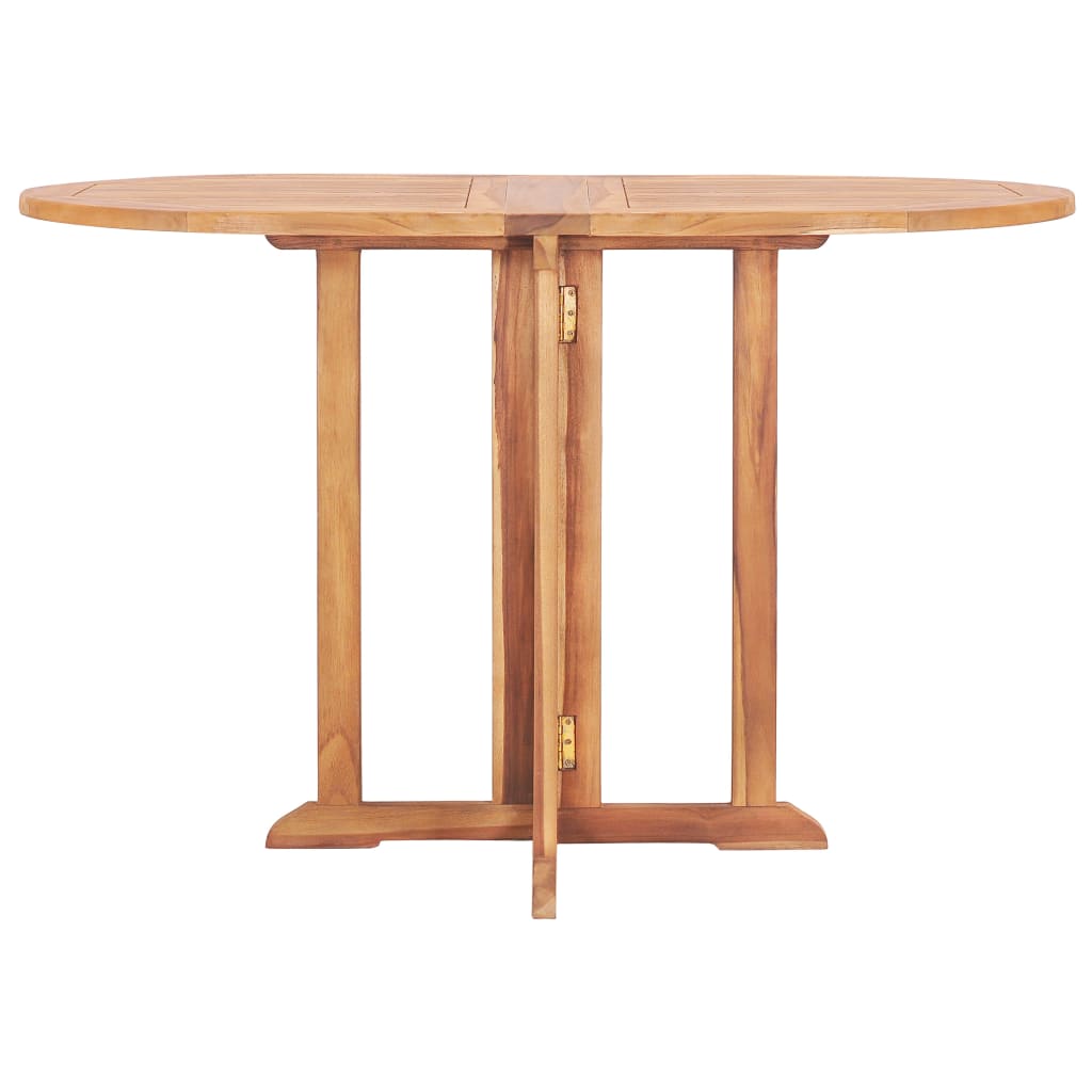 vidaXL Folding Butterfly Patio Table 59.1"x35.4"x29.5" Solid Teak Wood-13