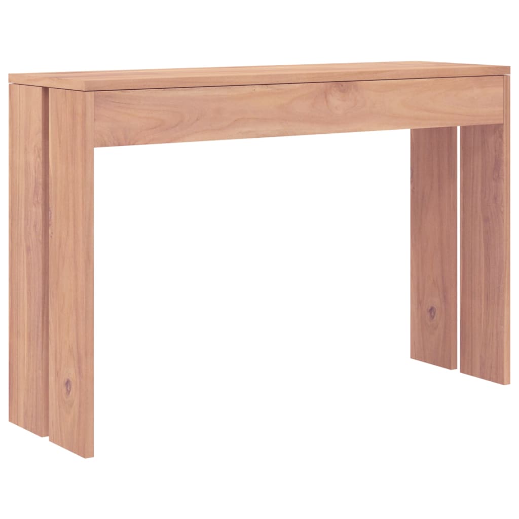 vidaXL Console Table 43.3"x13.8"x29.5" Solid Teak Wood-4
