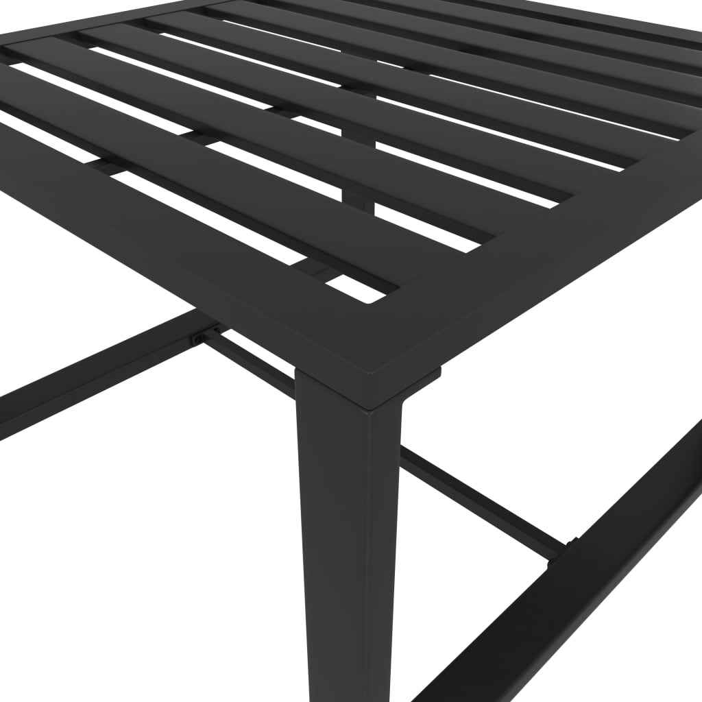 vidaXL Coffee Table Aluminum Anthracite-3