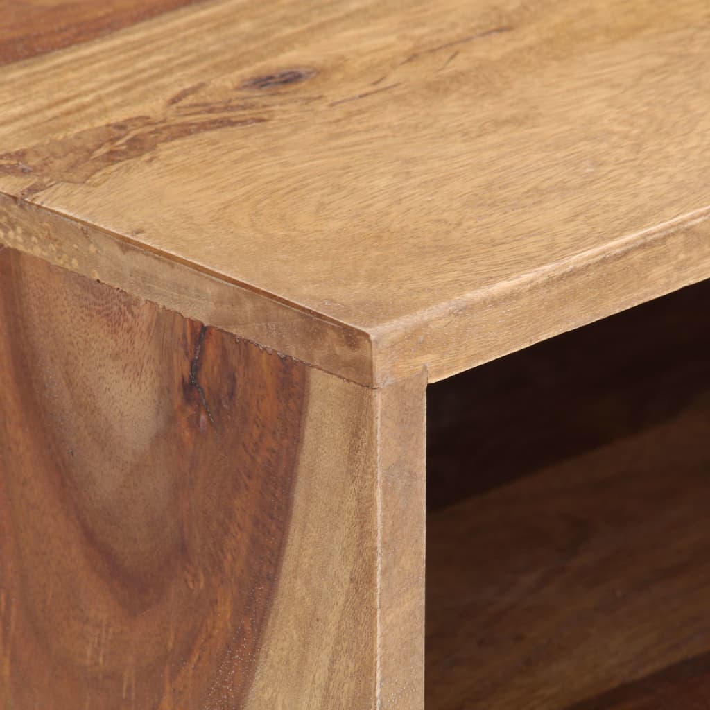 vidaXL Coffee Table 34.6"x21.7"x15.7" Solid Sheesham Wood-1
