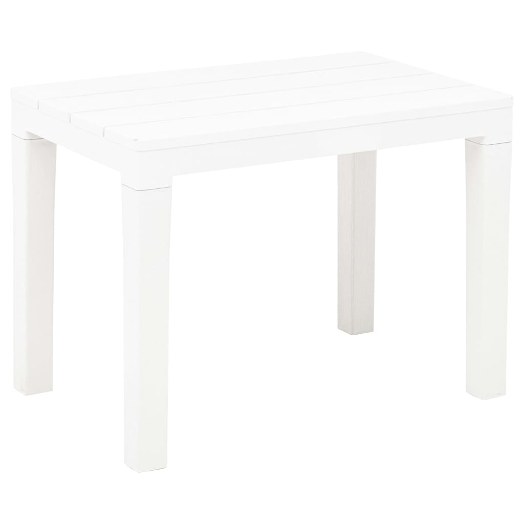 vidaXL 2x Garden Bench Plastic Outdoor Lounge Seating White/Anthracite/Mocca-7