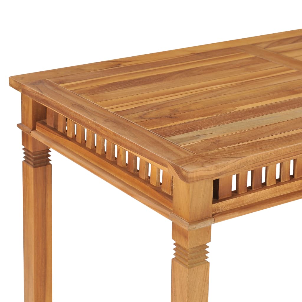 vidaXL Outdoor Dining Table Patio Table Garden Porch Furniture Solid Teak Wood-11