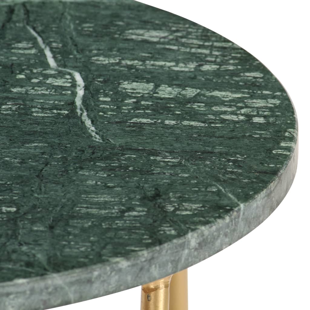 vidaXL Coffee Table End Table Side Sofa Table Real Stone with Marble Texture-15