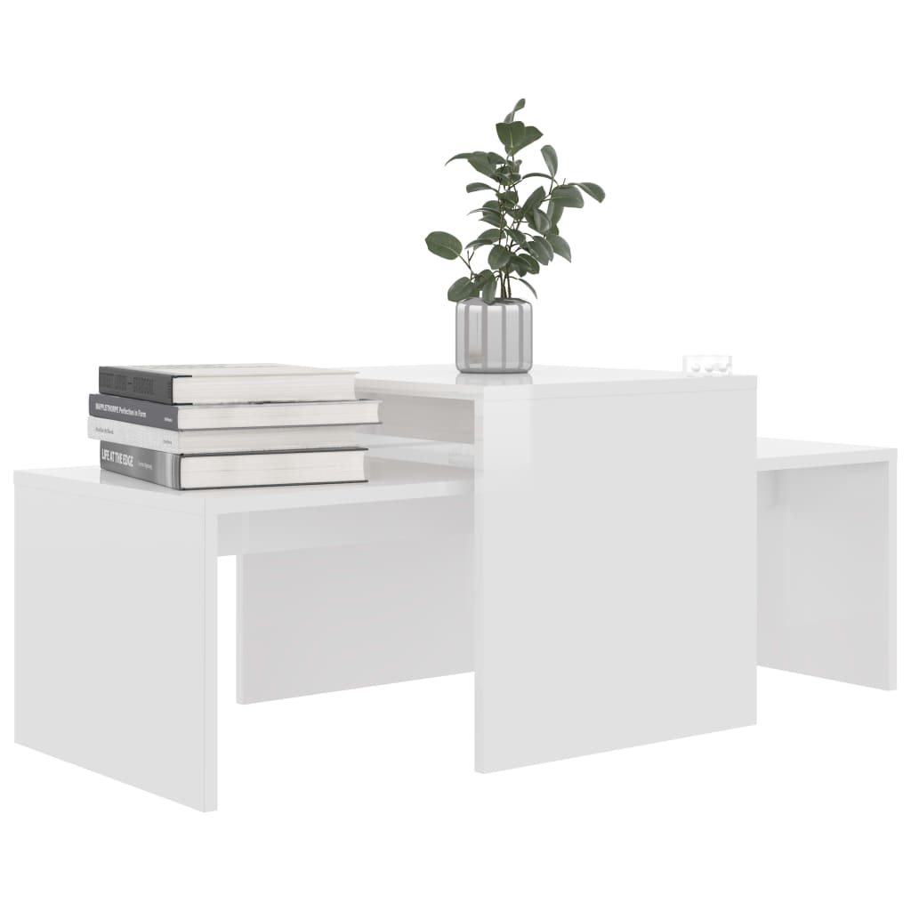 vidaXL Coffee Table Set Nesting Sofa End Table for Living Room Engineered Wood-51