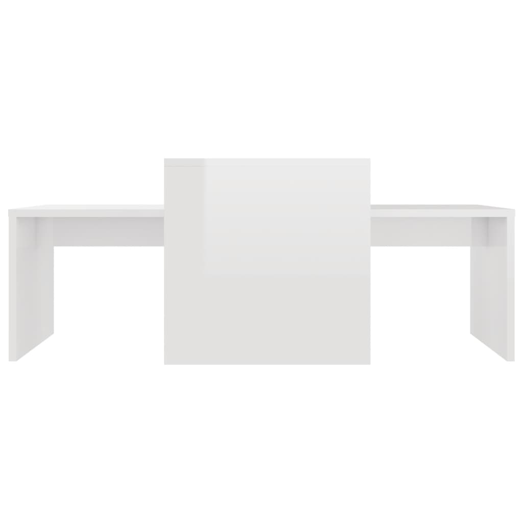 vidaXL Coffee Table Set Nesting Sofa End Table for Living Room Engineered Wood-56