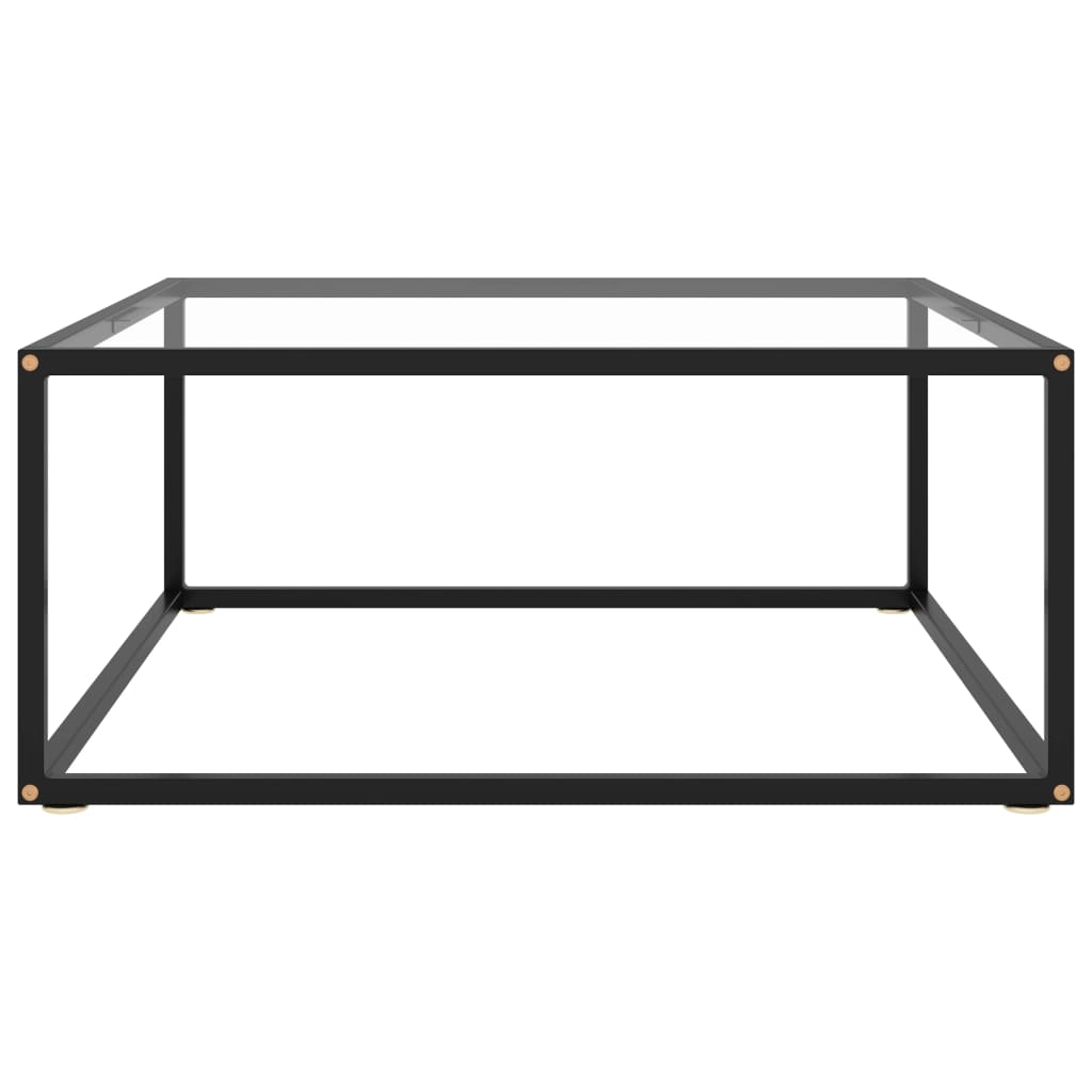vidaXL Coffee Table End Table Living Room Accent Sofa Table Tempered Glass-20