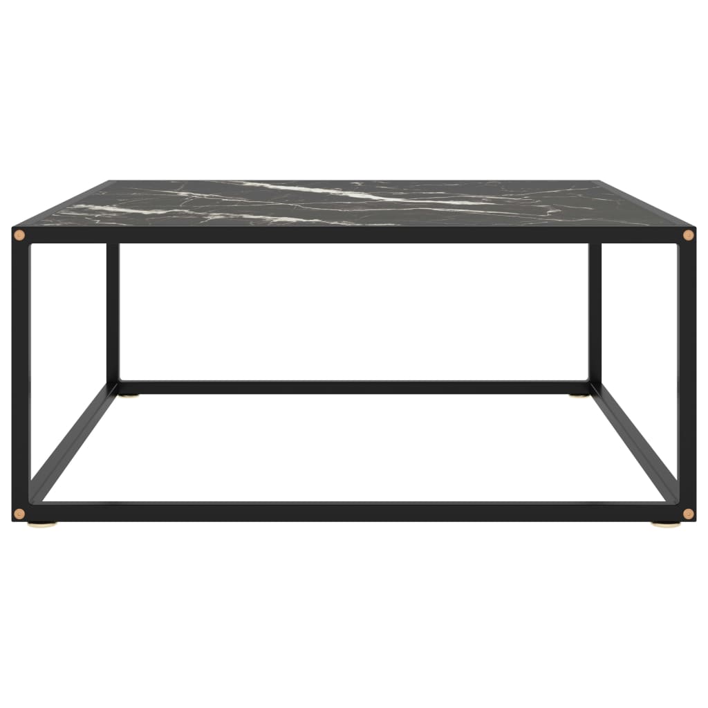 vidaXL Coffee Table End Table Living Room Accent Sofa Table Tempered Glass-64