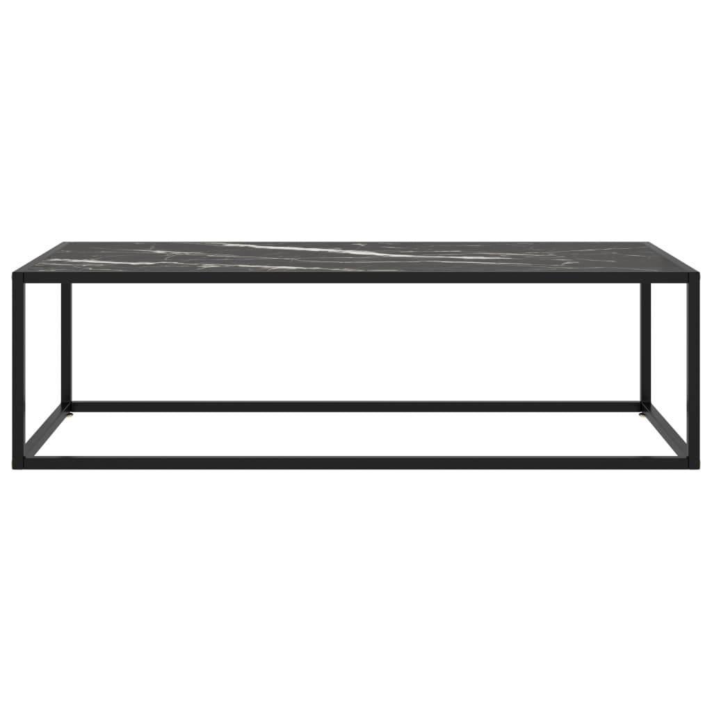 vidaXL Coffee Table End Table Living Room Accent Sofa Table Tempered Glass-45