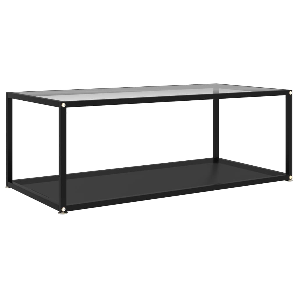vidaXL Coffee Table End Table Living Room Accent Sofa Table Tempered Glass-1