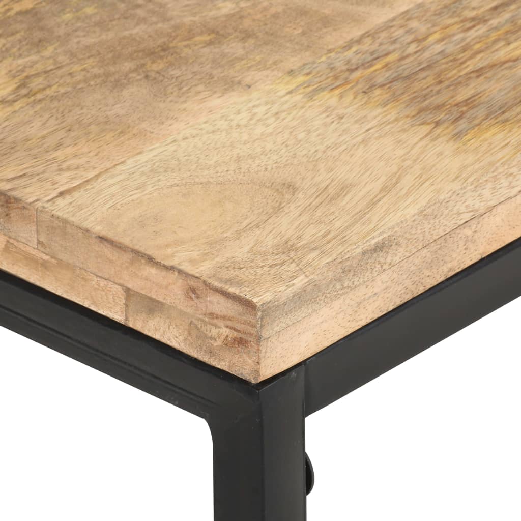 vidaXL Coffee Table 43.3"x23.6"x13.8" Solid Mango Wood-3