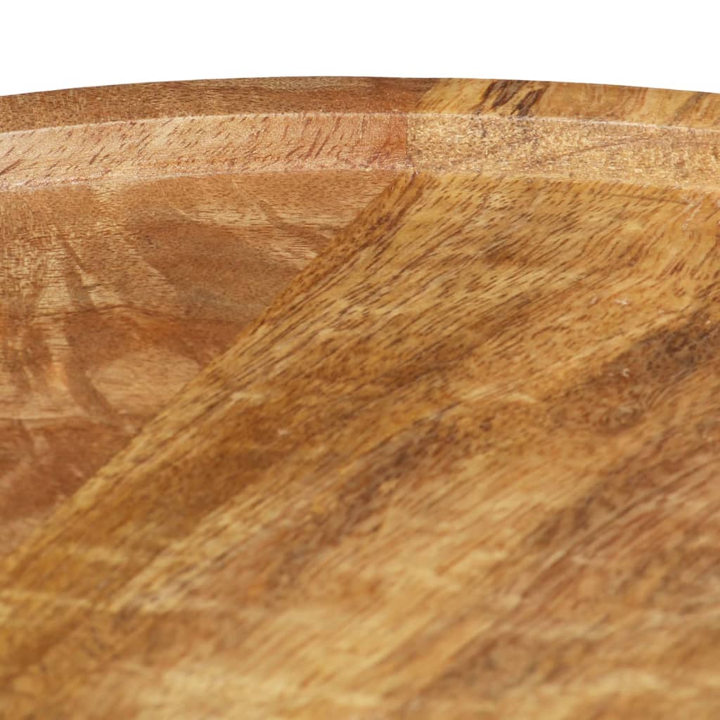 vidaXL 2 Piece Coffee Table Set Solid Mango Wood and Steel-5