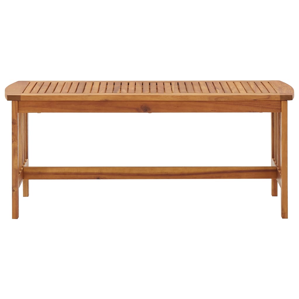vidaXL Coffee Table 40.2"x19.7"x16.9" Solid Acacia Wood-1