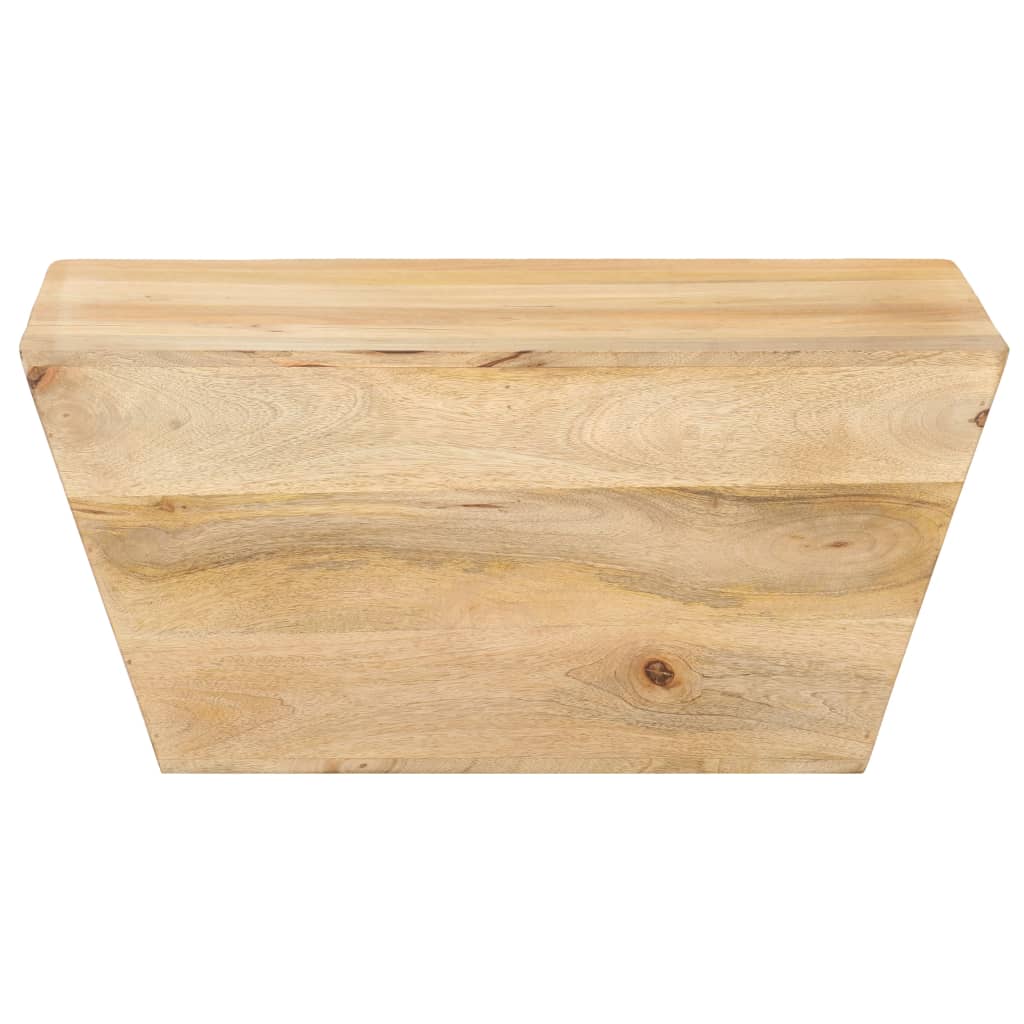 vidaXL Coffee Table V-shape 26"x26"x11.8" Solid Mango Wood-1