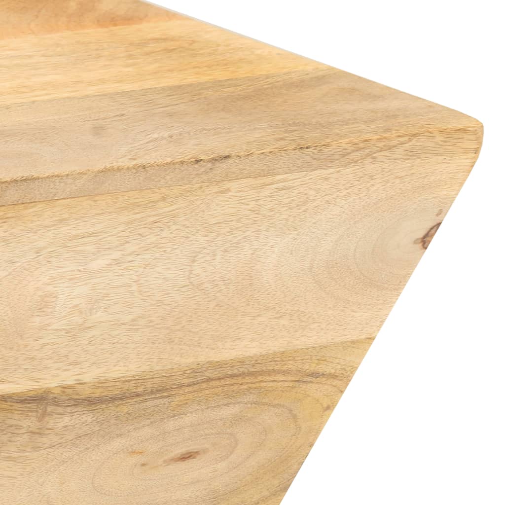 vidaXL Coffee Table V-shape 26"x26"x11.8" Solid Mango Wood-2