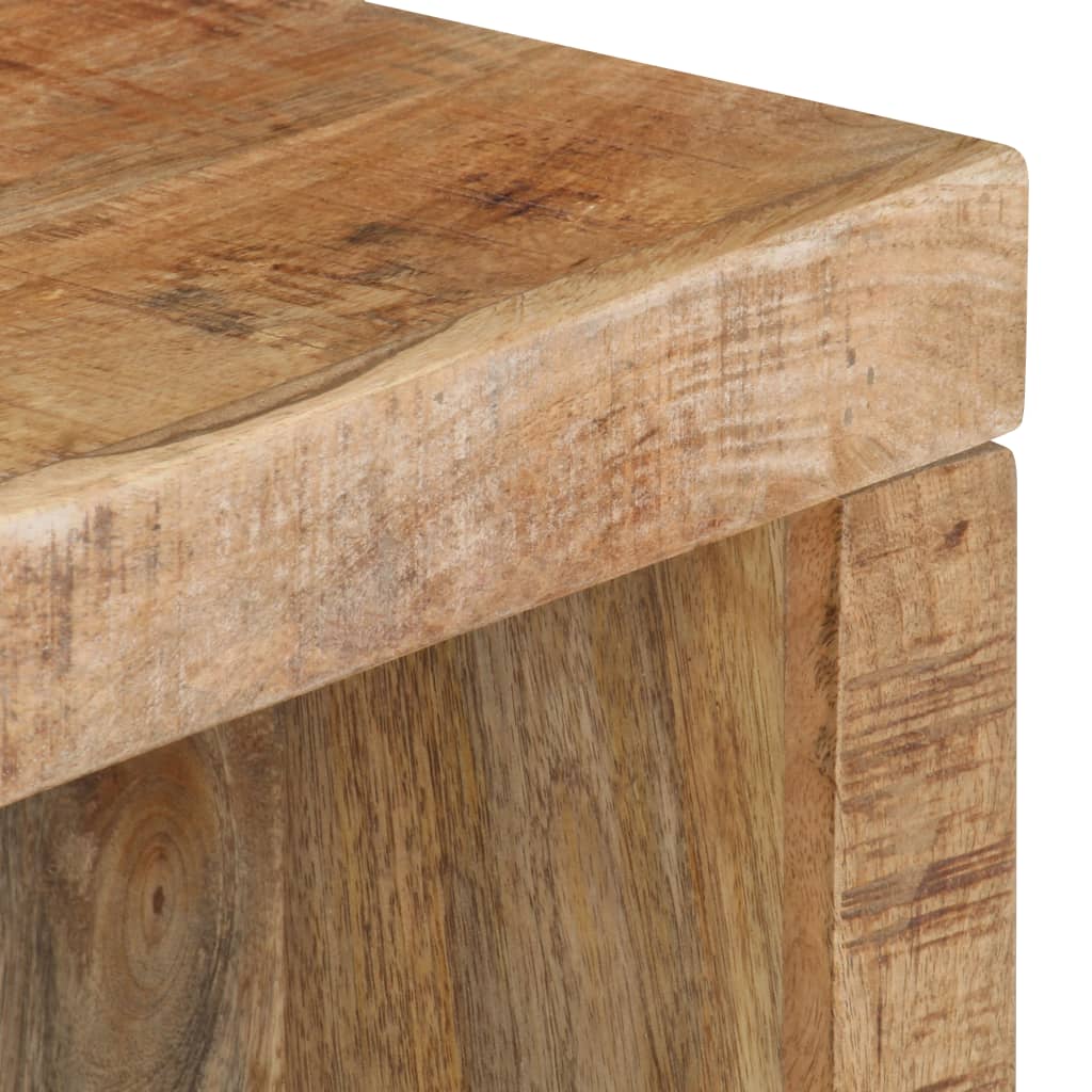 vidaXL 2 Piece Coffee Table Set Solid Mango Wood-5