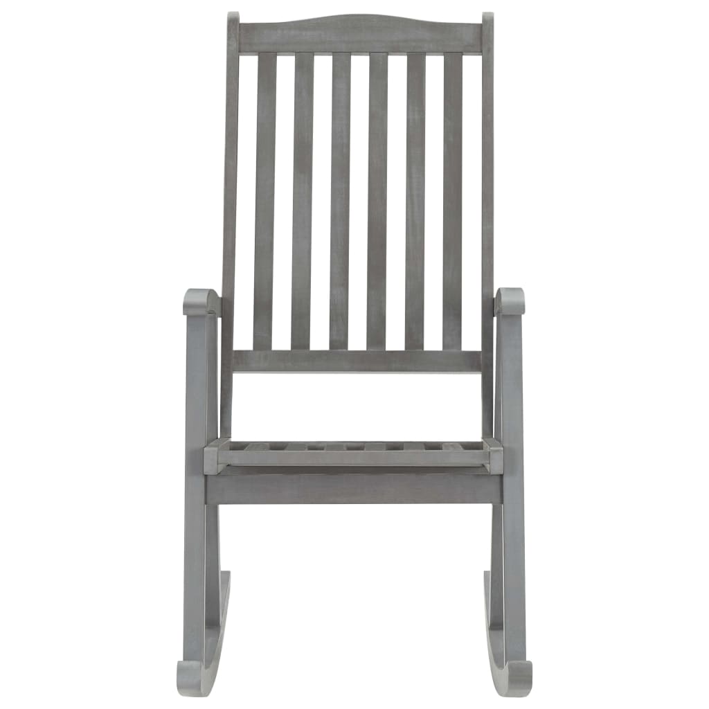 vidaXL Rocking Chair Solid Acacia Wood-8