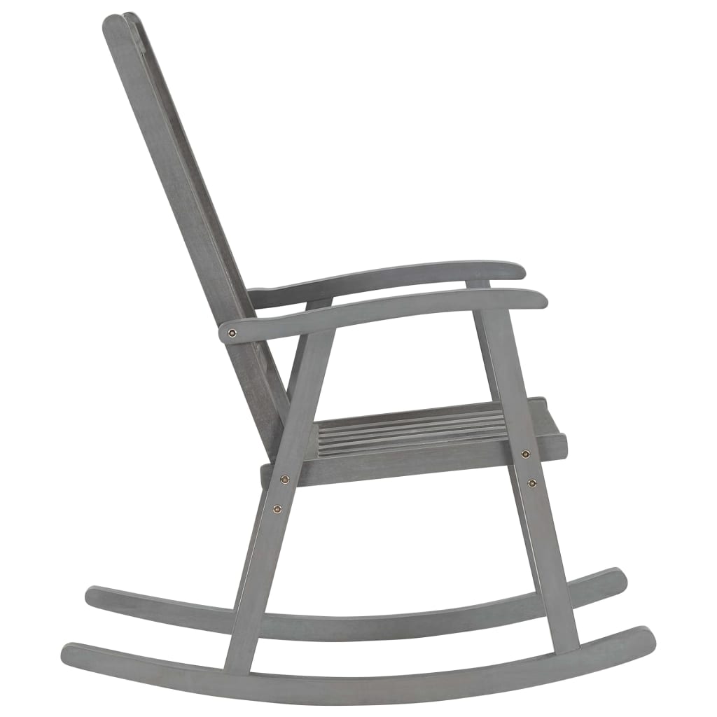 vidaXL Rocking Chair Solid Acacia Wood-10