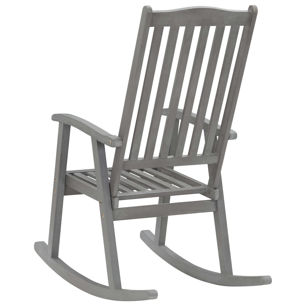 vidaXL Rocking Chair Solid Acacia Wood-13