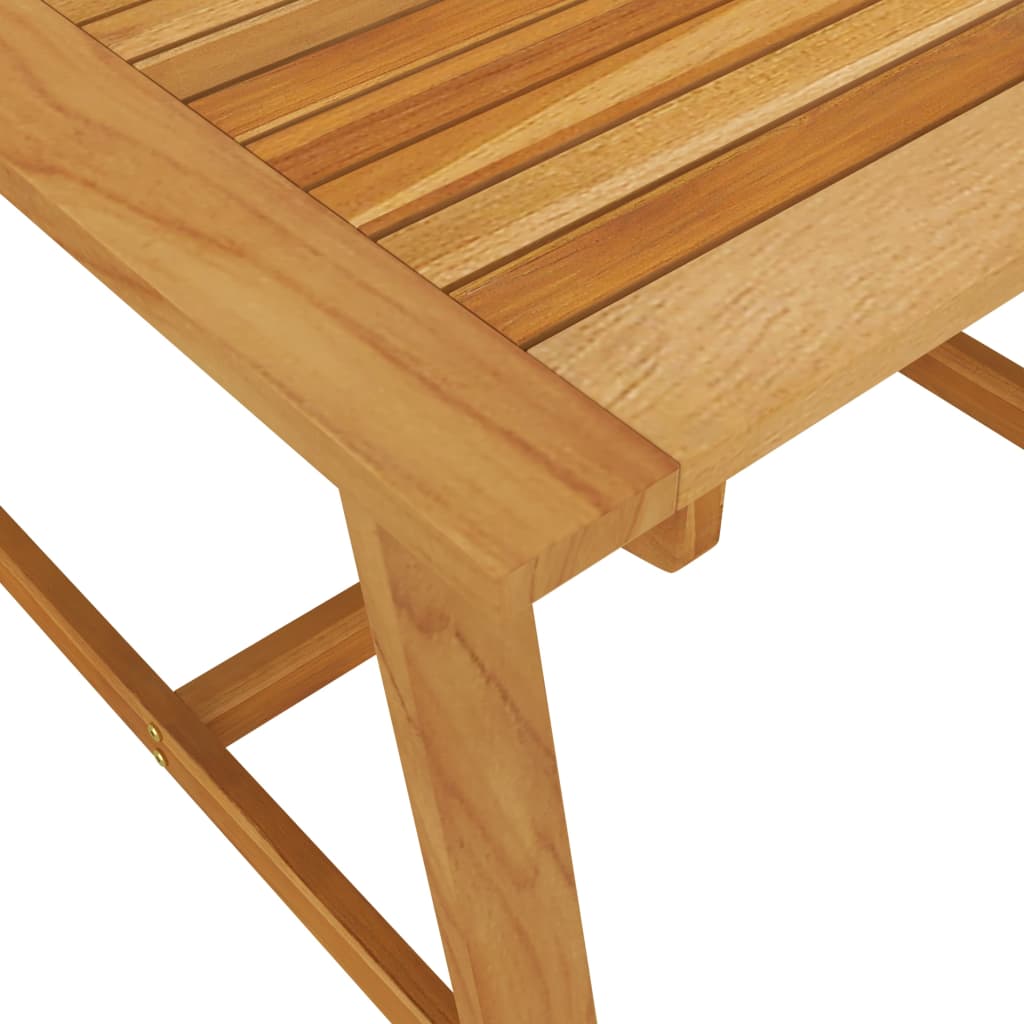 vidaXL Patio Table Outdoor Dining Table Garden Furniture Solid Wood Acacia-12