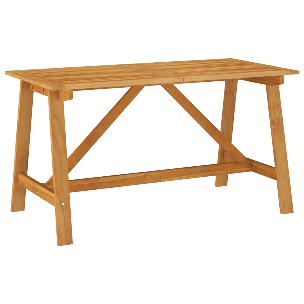 vidaXL Patio Table Outdoor Dining Table Garden Furniture Solid Wood Acacia-14