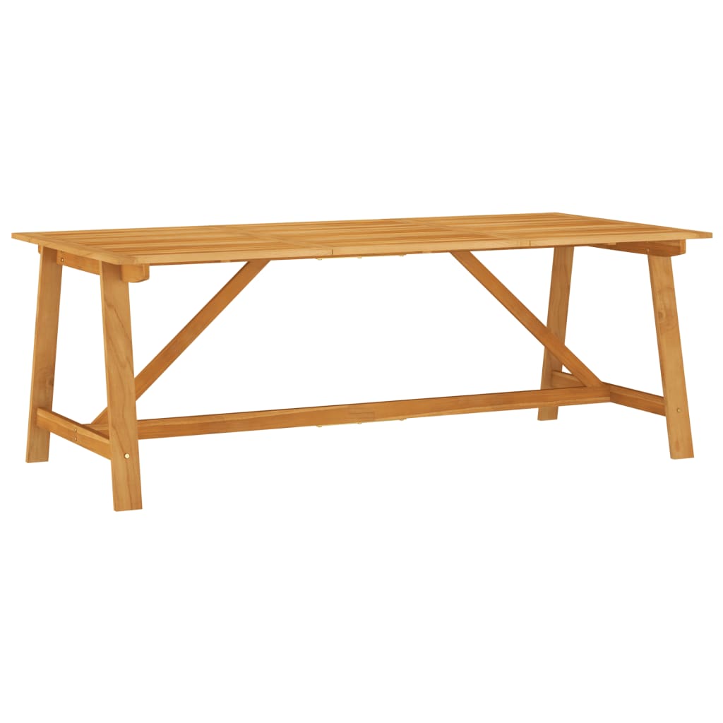 vidaXL Patio Table Outdoor Dining Table Garden Furniture Solid Wood Acacia-7