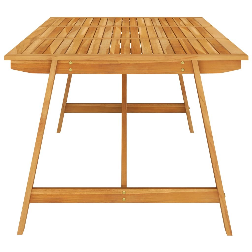 vidaXL Patio Table Outdoor Dining Table Garden Furniture Solid Wood Acacia-13
